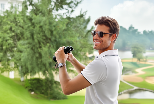 Model No.8101 Binoculars on the Golf Course